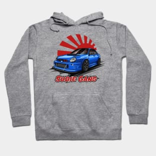 Subie Gang STi - Japan Edition (Blue) Hoodie